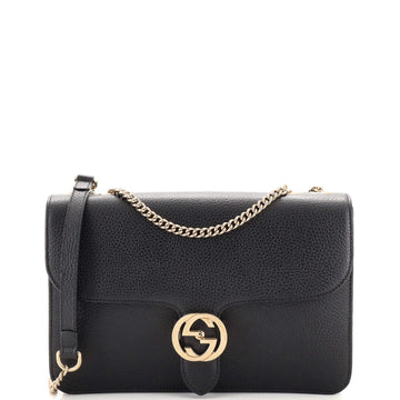 Gucci Interlocking Shoulder Bag (Outlet) Leather Medium