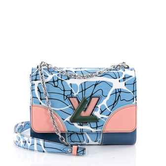 Louis Vuitton Twist Handbag Limited Edition Aqua Print 2334002