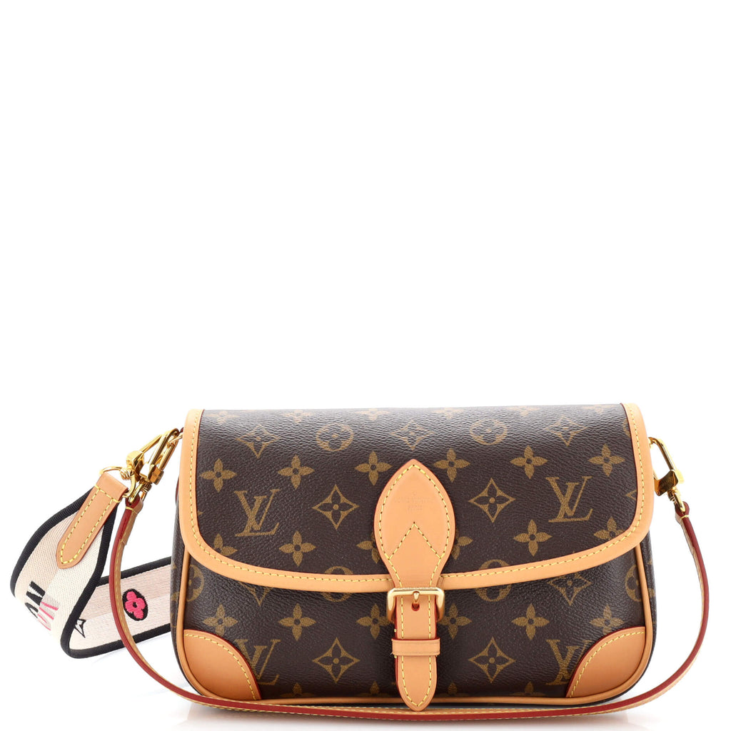 Louis Vuitton Diane NM Handbag Monogram Canvas Brown 2334081