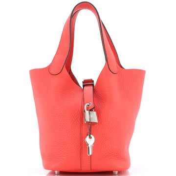 Hermes Picotin Lock Bag Clemence PM