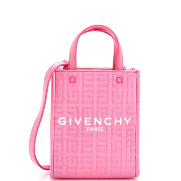 Givenchy Vertical G-Tote 4G Coated Canvas Mini