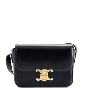 Celine Triomphe Shoulder Bag Smooth Calfskin Teen