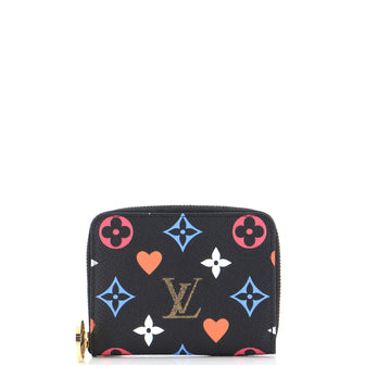 Louis Vuitton Zippy Coin Purse Limited Edition Game On Multicolor Monogram  Black 233431159