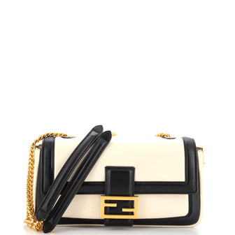 Fendi Baguette Chain Bag Leather Medium