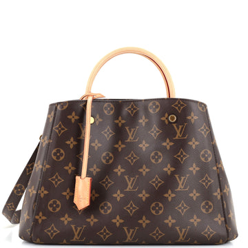 Louis Vuitton Montaigne Handbag Monogram Canvas MM