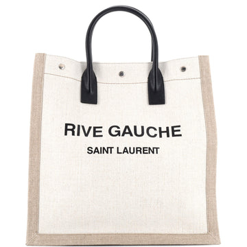 Saint Laurent Rive Gauche Shopper Tote Canvas Tall
