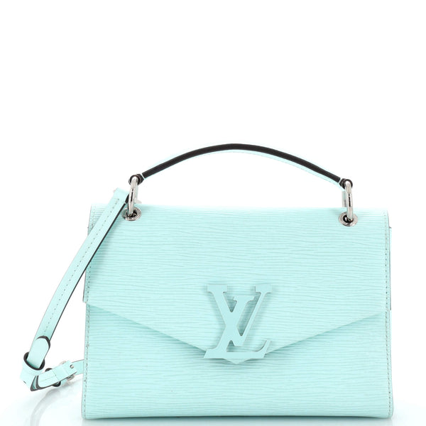 Louis Vuitton Grenelle Pochette Bag EPI Leather Blue