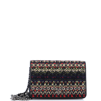 Chanel Paris-Salzburg Wallet on Chain Quilted Tweed Multicolor