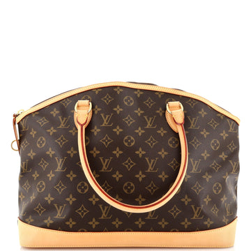 Louis Vuitton Lockit Handbag Monogram Canvas Horizontal