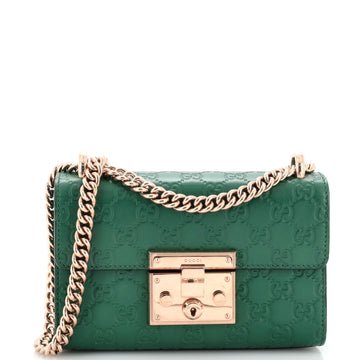 Gucci Padlock Shoulder Bag Guccissima Leather Small
