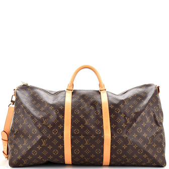 Louis Vuitton Keepall Bandouliere Bag Monogram Canvas 60