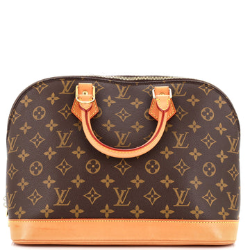 Louis Vuitton Vintage Alma Handbag Monogram Canvas PM