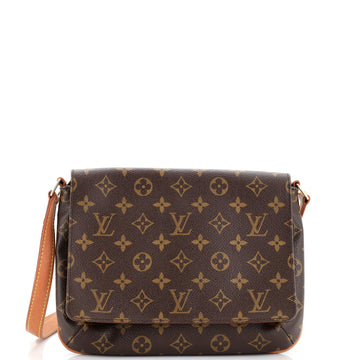 Louis Vuitton Musette Tango Handbag Monogram Canvas