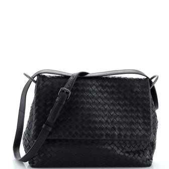 Bottega Veneta Adjustable Flap Shoulder Bag Intrecciato Nappa Medium