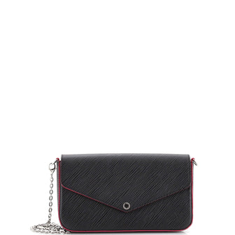 Louis Vuitton Felicie Pochette Epi Leather Black 23343157