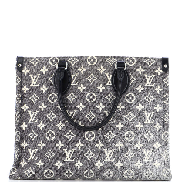 Louis Vuitton Denim On The Go Tote