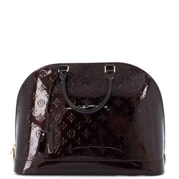 Louis Vuitton Alma Handbag Monogram Vernis GM
