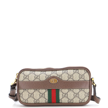 Gucci Ophidia Crossbody Bag GG Coated Canvas Mini