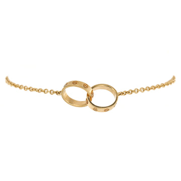 Cartier Love Interlocking Bracelet 18K Yellow Gold