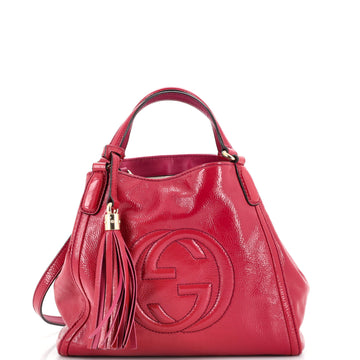 Gucci Soho Convertible Shoulder Bag Patent Small