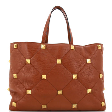 Valentino Garavani Roman Stud Tote Leather