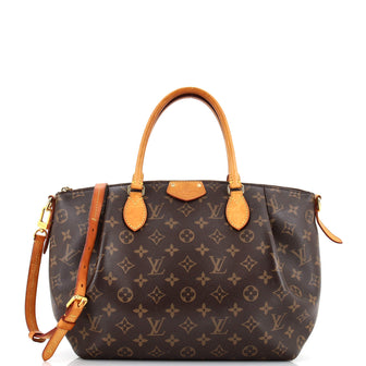 Louis Vuitton Turenne Handbag Monogram Canvas MM Brown 2335231
