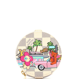 Louis Vuitton Round Coin Purse Limited Edition Vivienne Xmas Damier