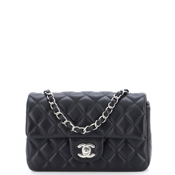 Chanel Classic Single Flap Bag Quilted Lambskin Mini