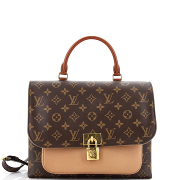 Louis Vuitton Marignan Handbag Monogram Canvas with Leather
