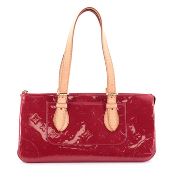 Louis Vuitton Rosewood Avenue Handbag Monogram Vernis Red