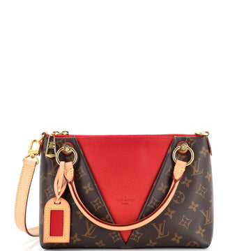 Louis Vuitton V Tote Monogram Canvas and Leather BB