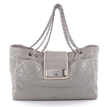 Chanel Mademoiselle Lock East West Tote Quilted Leather 2336101