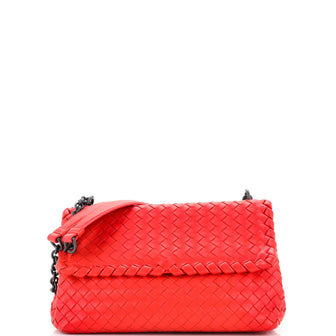 Bottega Veneta Olimpia Crossbody Bag Intrecciato Nappa Small