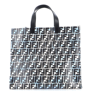 Fendi Shopper Tote Joshua Vides Zucca Coated Canvas Large