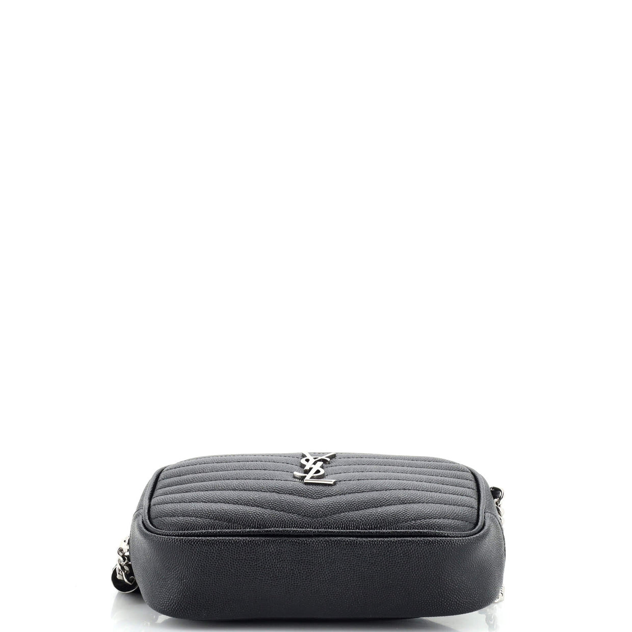 Saint Laurent Lou Camera Bag Matelasse Chevron Leather Mini Black 2336382