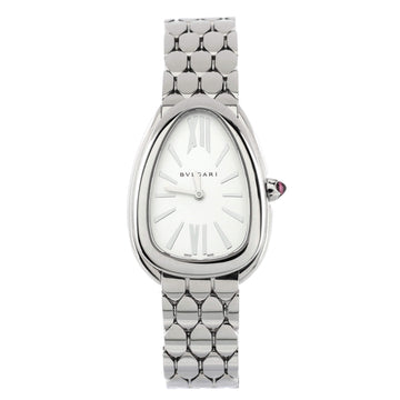 Bvlgari Serpenti Seduttori Quartz Watch Stainless Steel 25