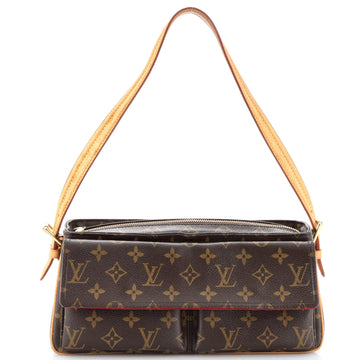 Louis Vuitton Viva Cite Handbag Monogram Canvas MM