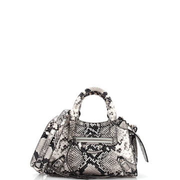 Balenciaga Neo Classic City Bag Python Embossed Leather Mini