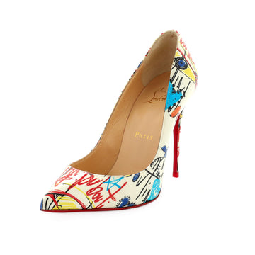 Christian Louboutin Women's Pigalle Follies Pumps Printed Patent 100