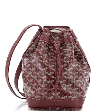 Goyard Petit Flot Bucket Bag Coated Canvas PM