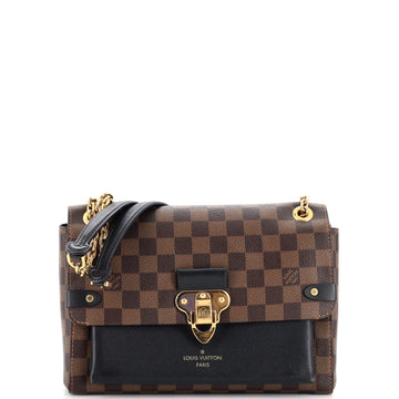 Louis Vuitton Vavin Handbag Damier with Leather PM