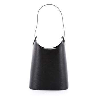Louis Vuitton Verseau Handbag Epi Leather Black 2337502
