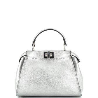 Fendi Selleria Peekaboo Bag Leather Mini