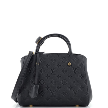 Louis Vuitton Montaigne Handbag Monogram Empreinte Leather BB