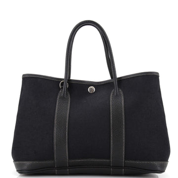 Hermes Garden Party Tote Toile and Leather 30