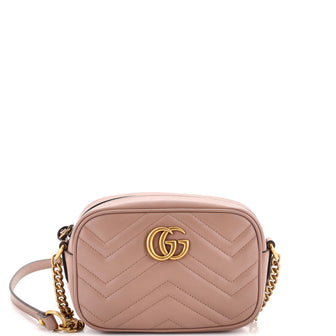 Gucci GG Marmont Shoulder Bag Matelasse Leather Mini
