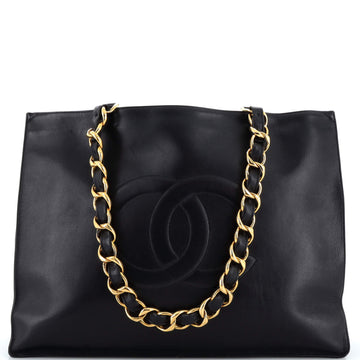 Chanel Vintage CC Chain Tote Lambskin XL