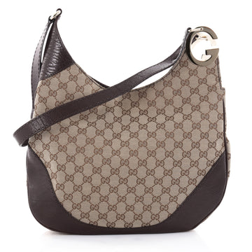 Gucci Charlotte Messenger Bag GG Canvas Medium Brown 2339002