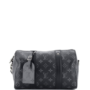 Louis Vuitton City Keepall Bag Monogram Eclipse Canvas