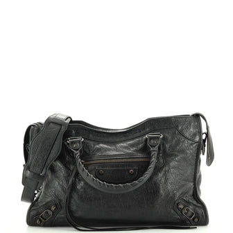 Balenciaga City Classic Studs Bag Leather Medium
